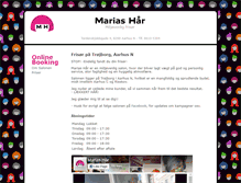 Tablet Screenshot of mariashaar.dk
